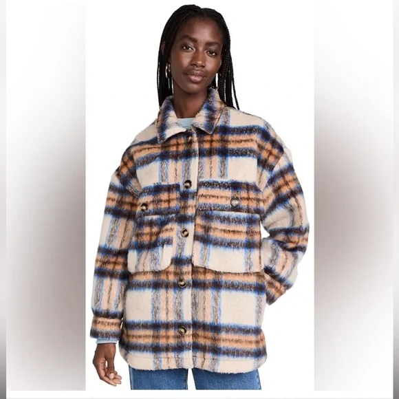 English Factory Jackets Coats Nwt English Factory Plaid